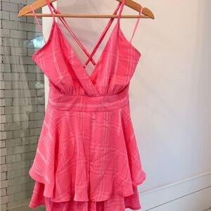 Pink Lily Pink romper
